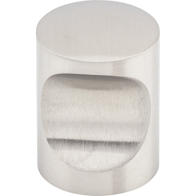 Indent Round Knob, 13/16" Knob Diameter