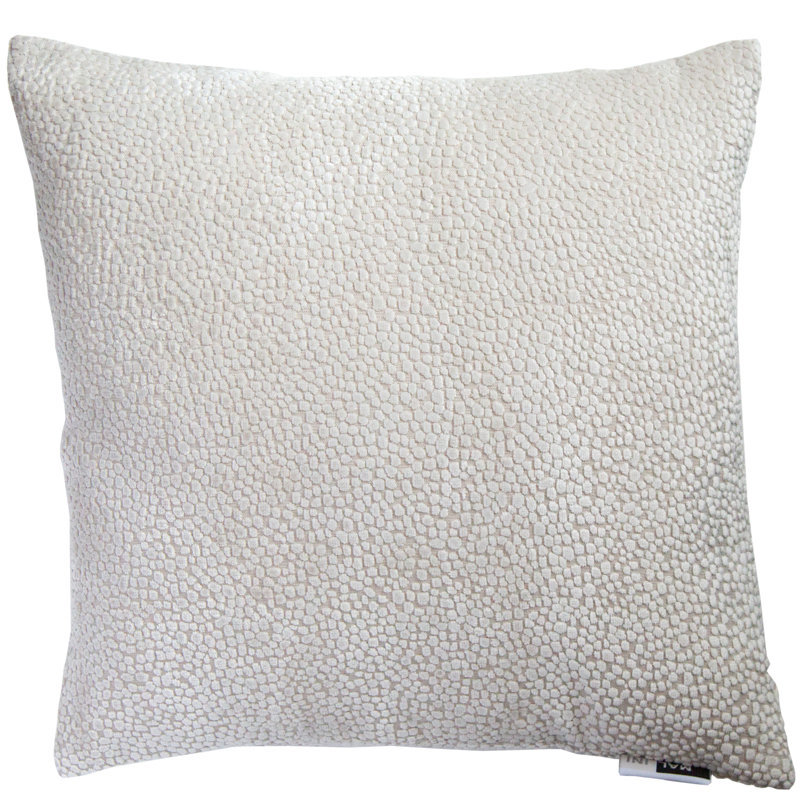 Abstract Sqaure Cushion, Cream