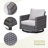 Nazime Swivel Patio Chair with Cushions