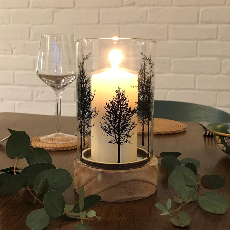 Wood Tabletop / Centrepiece Tealight Holder