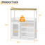 Cabinet/Enclosed Storage Wine Bottle Rack-725950066
