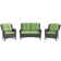 Sumuka 4 - Person Patio Conversation Sets with Cushions