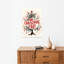 Festive Tree Classic Vintage Abstract Christmas Tree Winter Landscape Wall Art Print 1 Piece Wrapped Canvas Wall Art-79513877