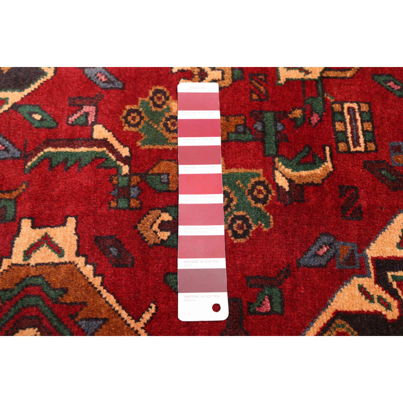 Tapis rouge Teimani 4 pi 0 po x 7 pi 0 po