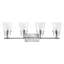 Luminaire de salle de bain 4 lumières Orb