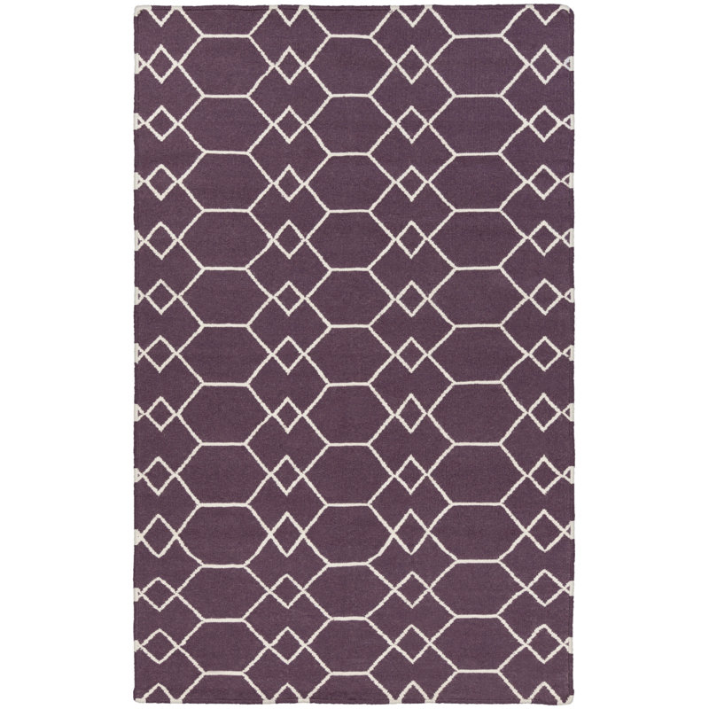 Araliya Wool Geometric Indoor Rug, Runner 2'6" x 8'
