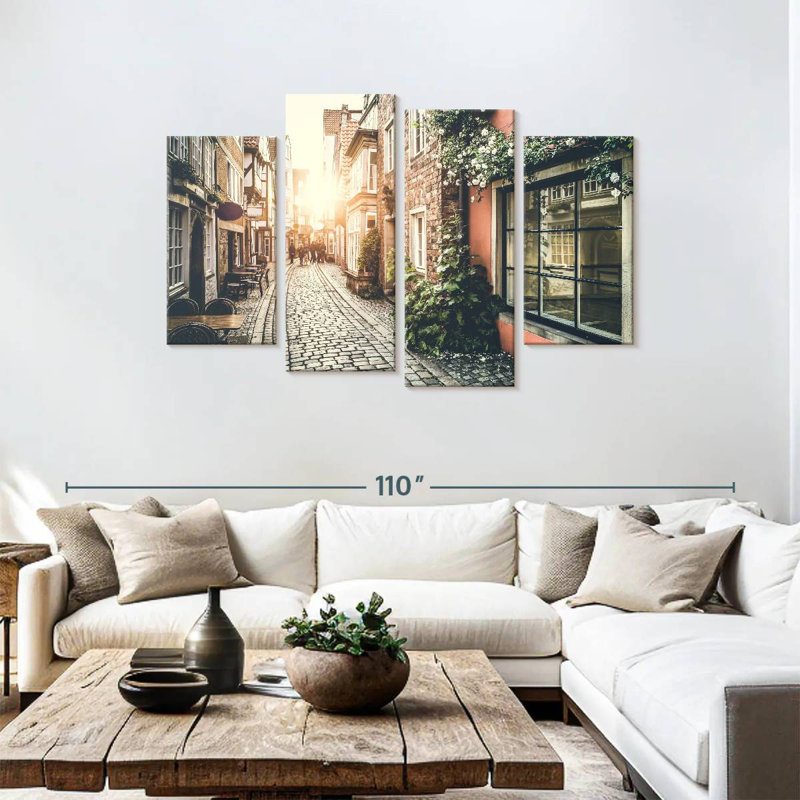 Rue Sirci Europe Old Town, H 48 po x l 75 po