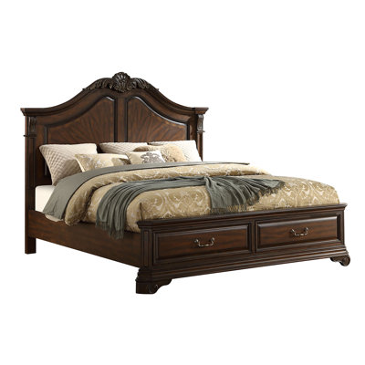Ganny Solid Wood Standard Storage Bed