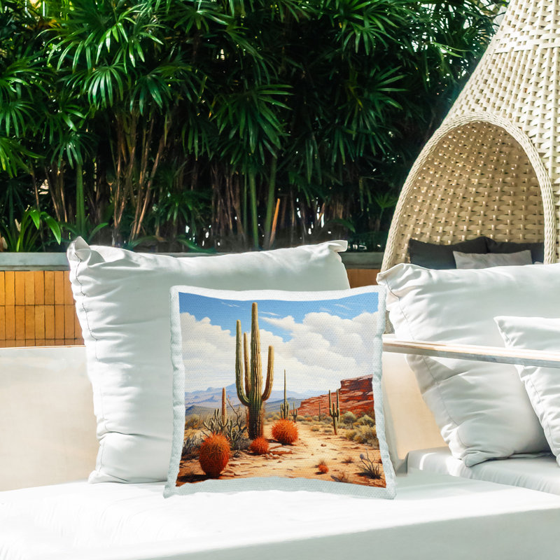 Coussin Cactus Plants Landscape