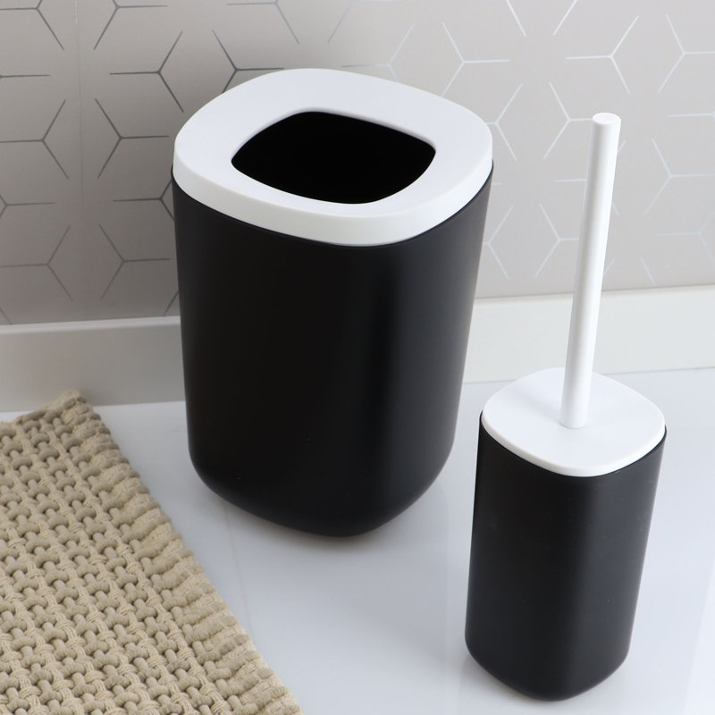 Clint Bathroom Accessory Set, Black