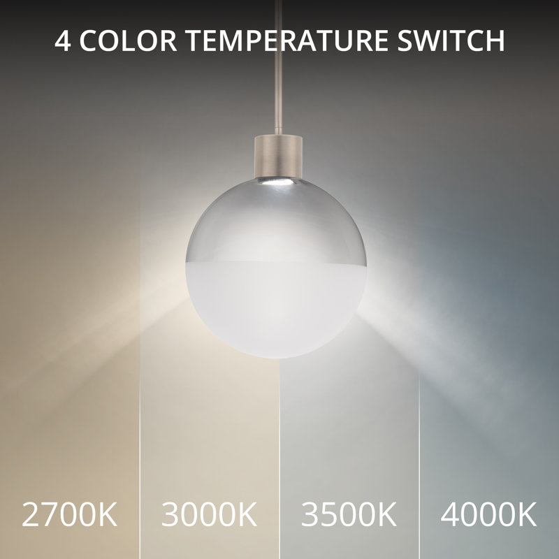Gaze LED Pendant, 3000K, Brushed Nickel