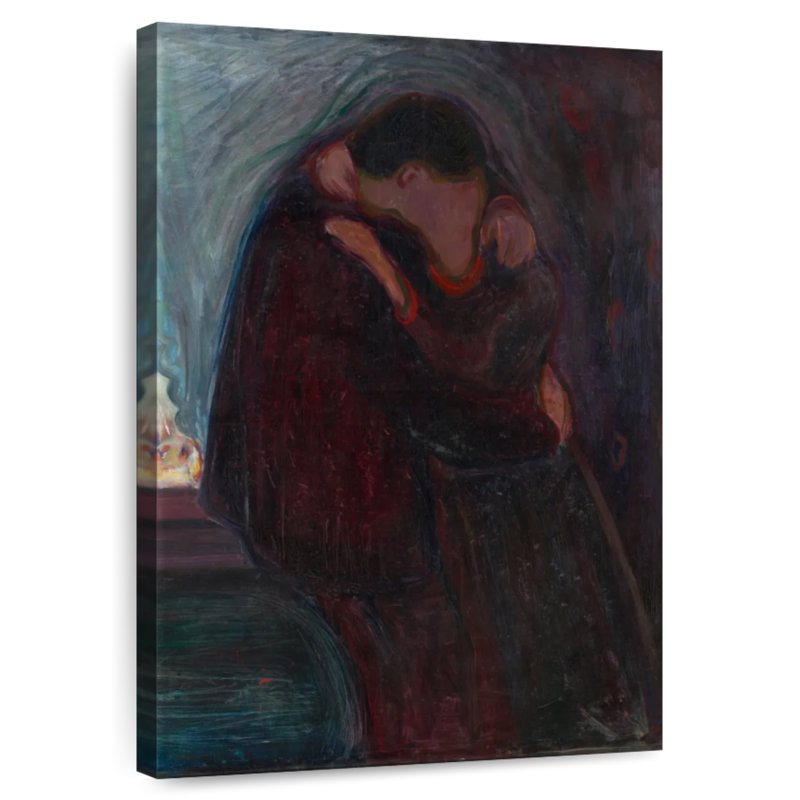 Hardie The Kiss Munch, H 45 po x l 30 po