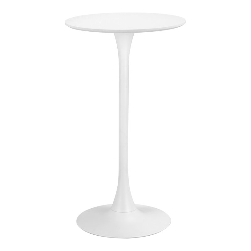 Table de salle à manger Auray, Blanc, Blanc