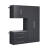 Barrayo 3-Piece Storage Cabinet Set