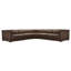 MS Upholstered Power Reclining L-Shaped Sectional Reversible