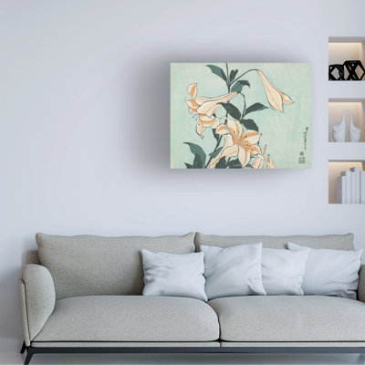 Art floral sur toile Katsushika Hokusai