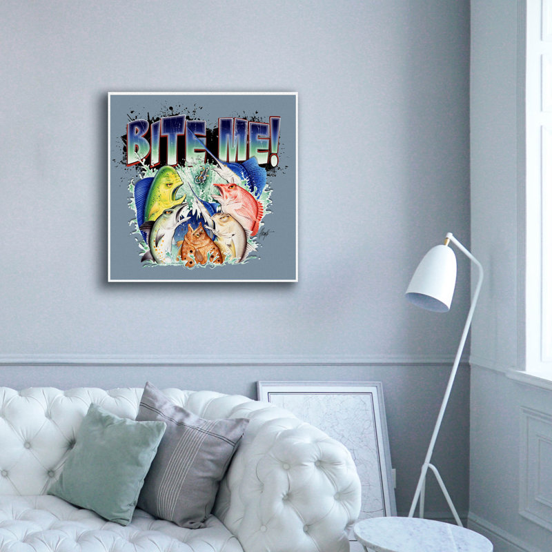 «Bite MeII» par James Mazzotta, H 37 po x l 37 po x P 1,5 po