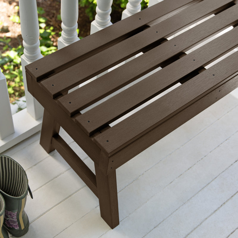 Banc de pique-nique en plastique Midwest, Gland de chêne vieilli