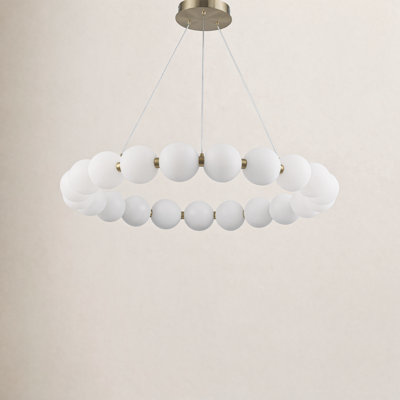 Minza 21-Light Dimmable LED Wagon Wheel Chandelier