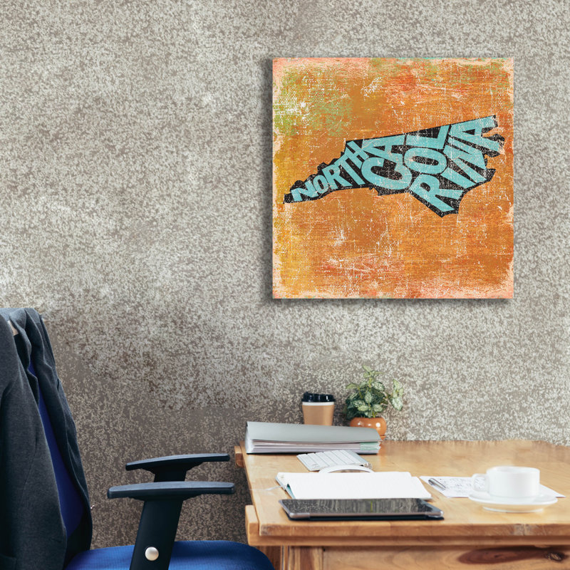 «North Carolina» par Art Licensing Studio, art mural sur toile