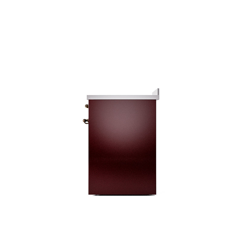 ILVE Nostalgie II 30 in Induction Range, Burgundy/Bronze