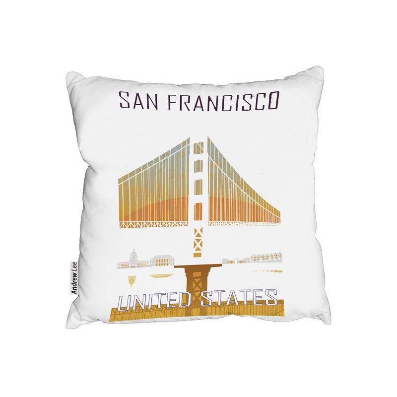 San Francisco Cushion Cover, 45cm x 45cm