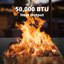 Fire Pits Outdoor Gas Fire Pit, 50,000 BTU Steel Fire Table-94789462