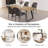 Dining Set - 67” Table with Modern Expandable Design Kitchen Dining Table Set, Table Set with Dining Chair for Kitchen Dining Room-611208663-656058192