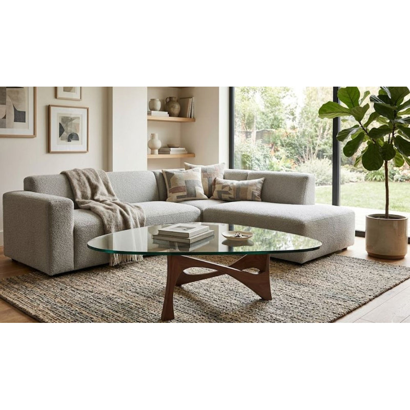 Table basse en verre trempé Cocolin
