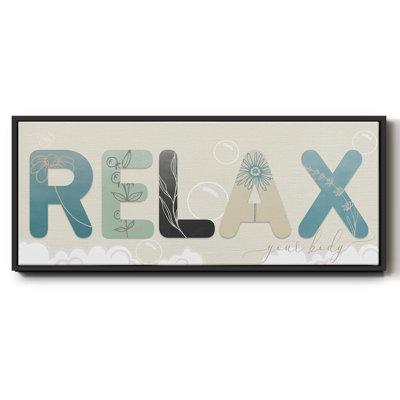 Relax Your Body - toile encadrée