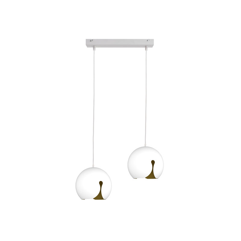 Berneita 2 - Light Kitchen Island Pendant, White