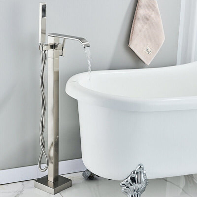 Floor Waterfall Faucet with Diverter