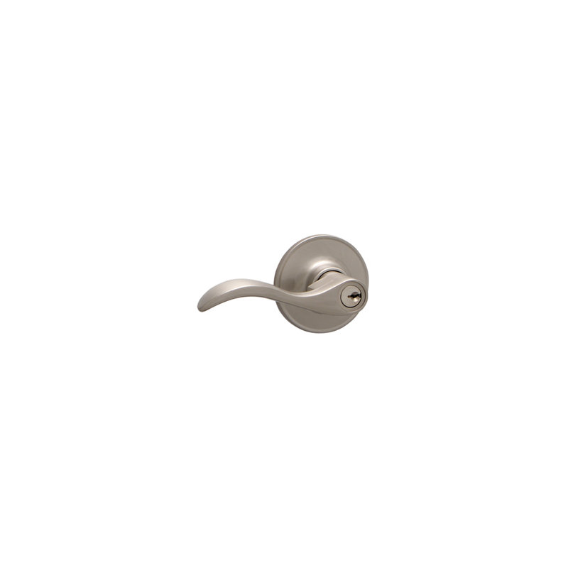 Seville Keyed (Entry) Door Lever, Satin Nickel