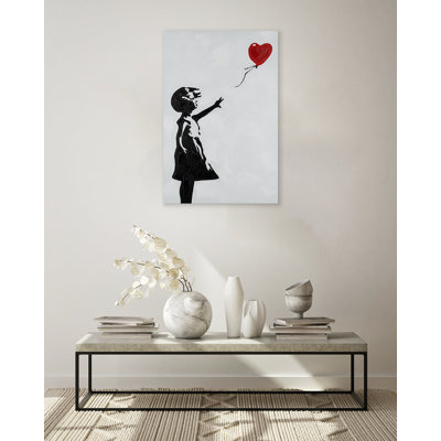 Acrylbild Banksy's Heart Balloon