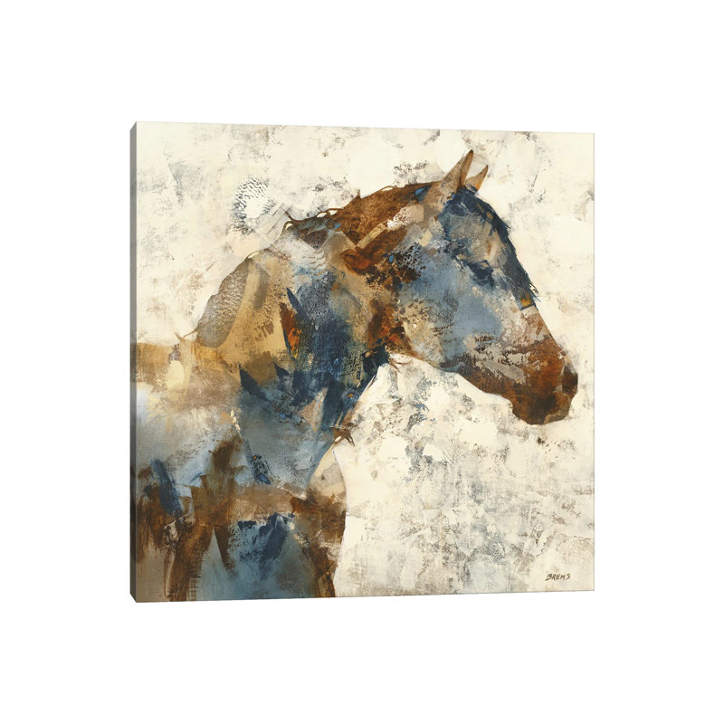 Horse Portrait by Scott Brems - Gallery-Wrapped Canvas Giclée on Canvas, No Frame, 45.72 cm H x 45.72 cm W x 1.91 cm D
