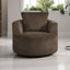 Fauteuil d'appoint pivotant à 360 ° compressible - siège moderne et confortable pour salon, bureau, appartement-1293540786