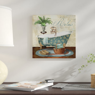 «Bath Relax», impression sur toile