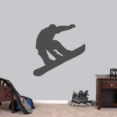 Décalcomanie murale snowboarder
