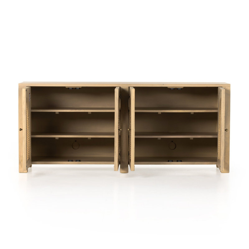 Tilda Sideboard, Natural Mango, 33"H x 78"W x 18"D
