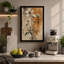 Moonlit Flowers Japandi - Wrapped Canvas-584470832-584470855