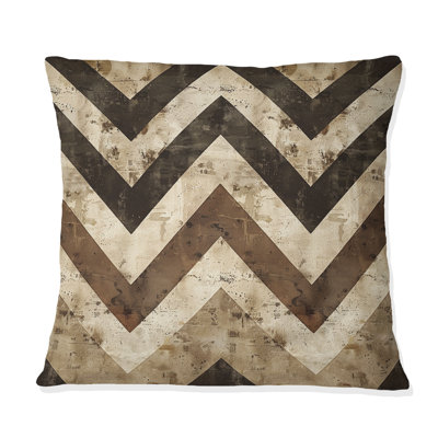 Chevron Delight II - Glam Throw Pillow