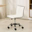 Chaise de bureau sans accoudoirs avec base en métal