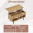 31.5" Lift Top CoffeeTable ModernTable with Hidden Compartment Wood Legs For Home Natural-221179867