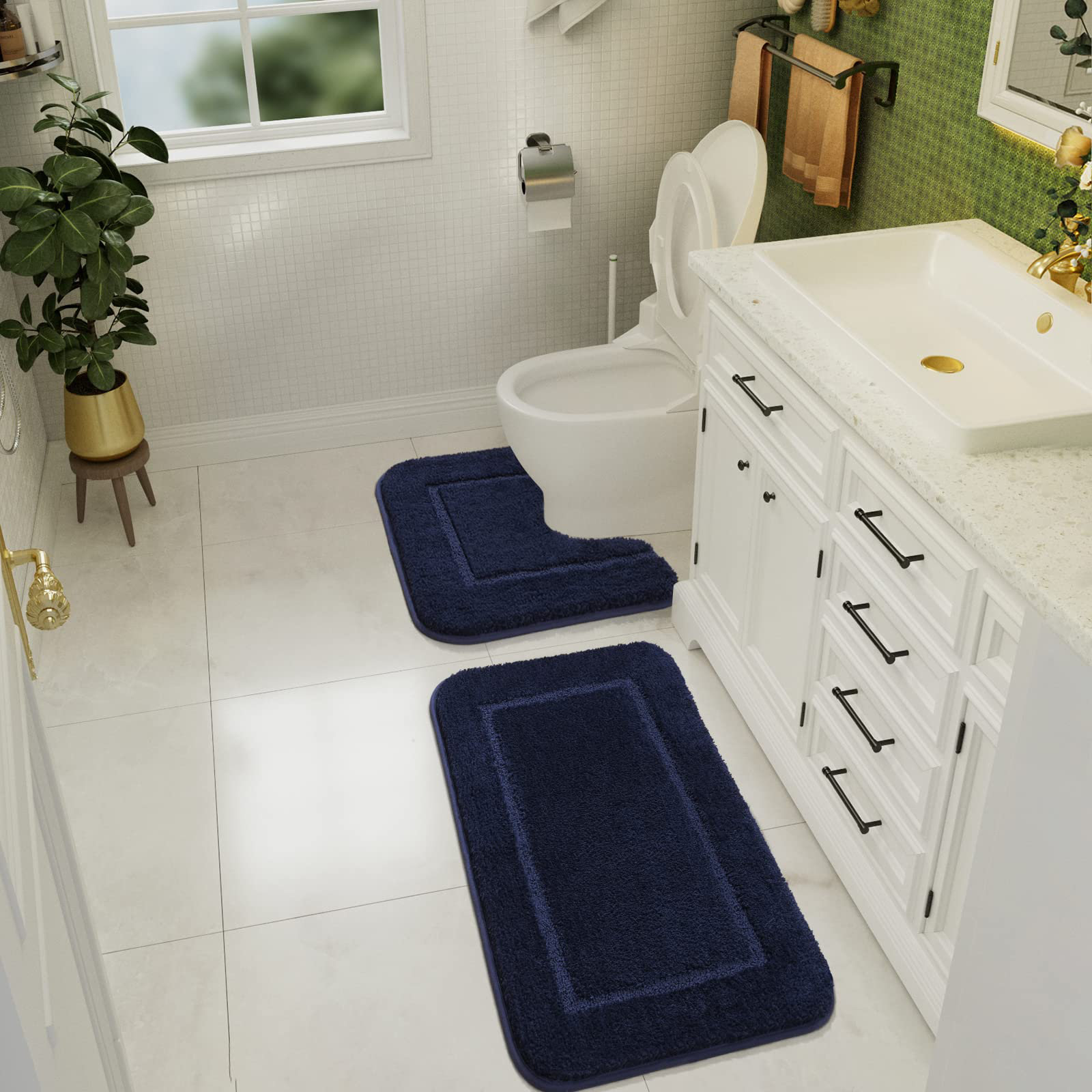 Latitude Run® Modern 2-Piece Super Absorbent Soft Quick Dry Washable ...