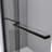 56" - 60" W 60" H Reversible Semi-Frameless Tub Door with ClearMax Technology-1913605355