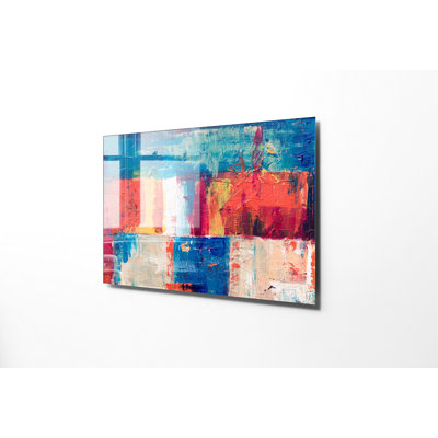 Peinture décorative en verre trempé