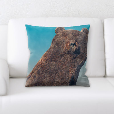 Statue Square Pillow Cover and Insert
