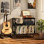 Manufactured Wood,Metal 78cm H Media Shelves-764543382