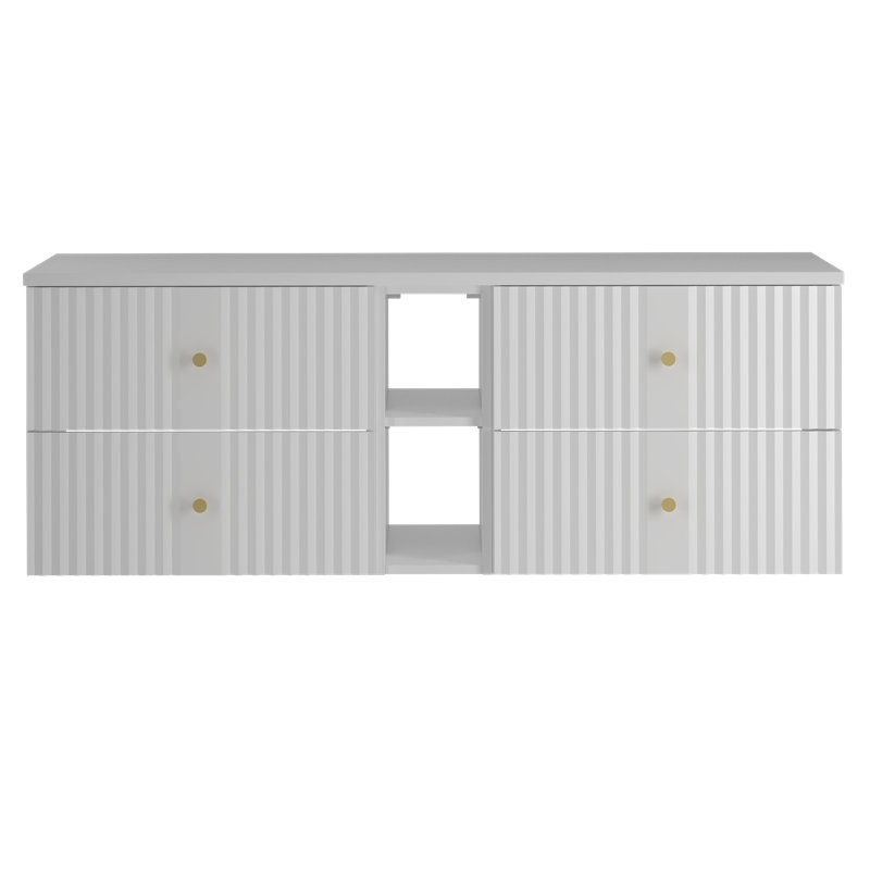 Arashel Bathroom Storage Furniture Set, Gray