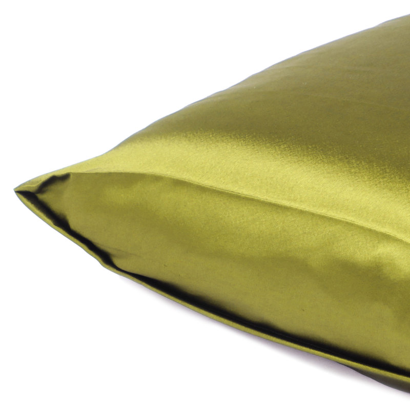 Taies d'oreiller en satin, Standard, Vert tilleul